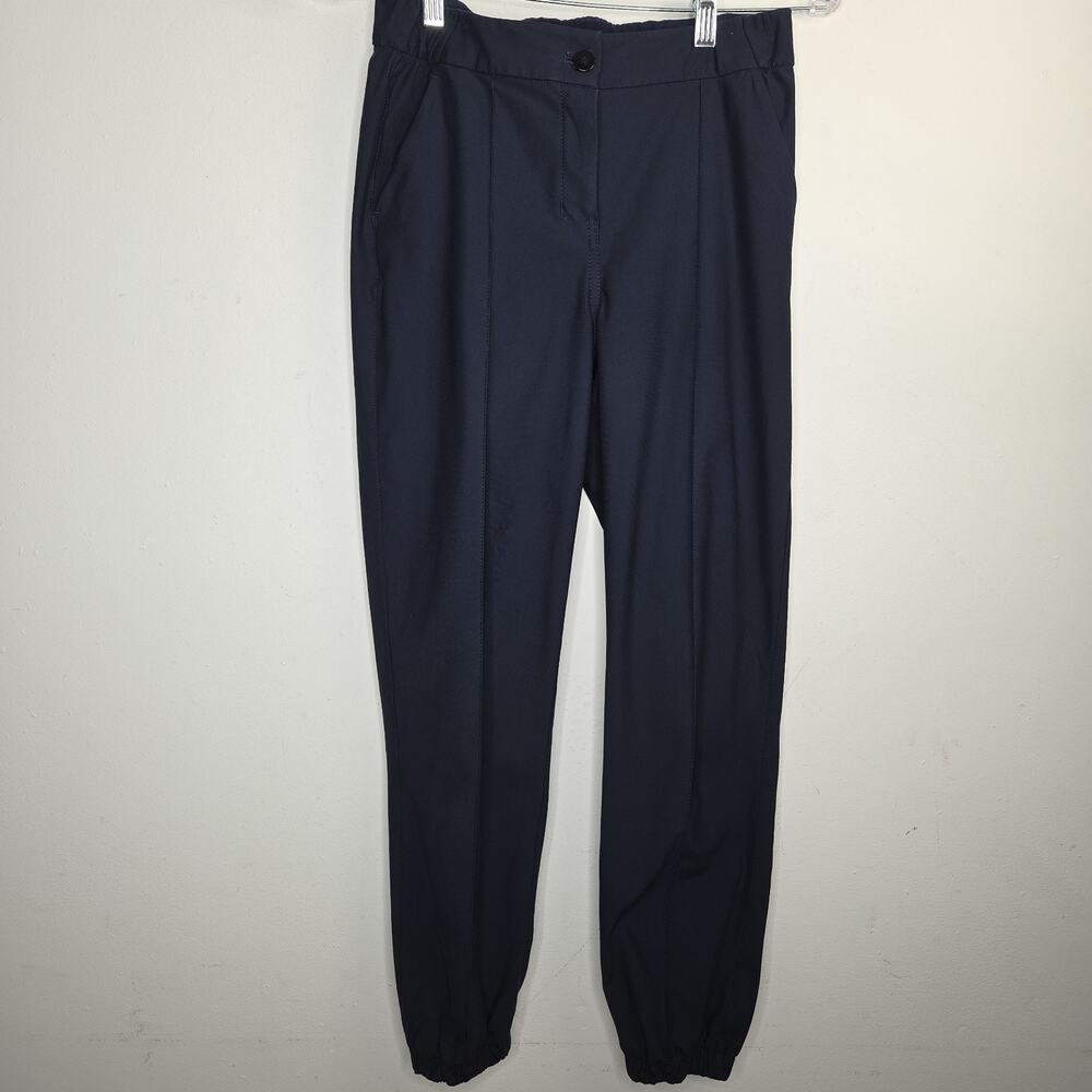 Lululemon City Sleek Jogger Womens 25 Navy Blue Slim Fit 5 Pocket Work Pant
